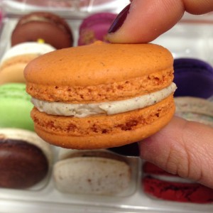 Colorful Macaron - Sweet Potato picture that was featured by Dana's Bakery on their Instagram & Facebook feeds!